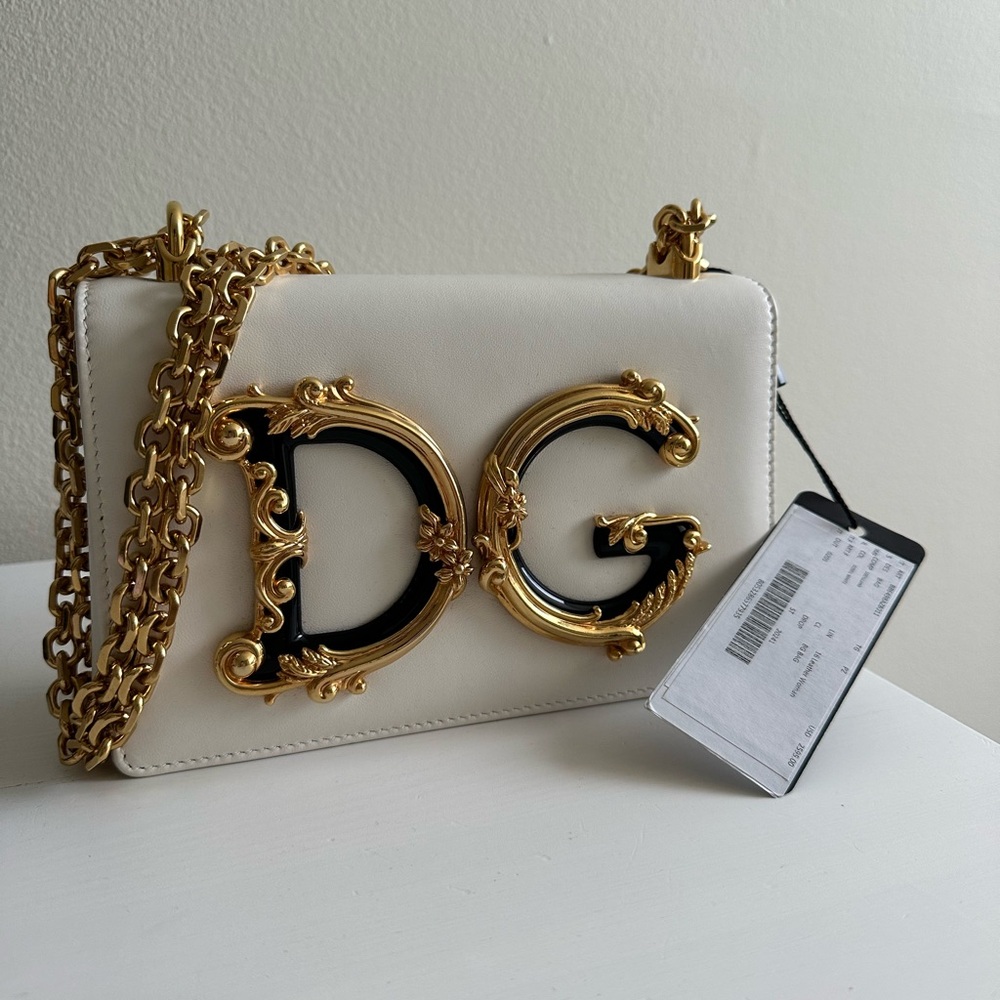 Nappa leather DG Girls shoulder bag